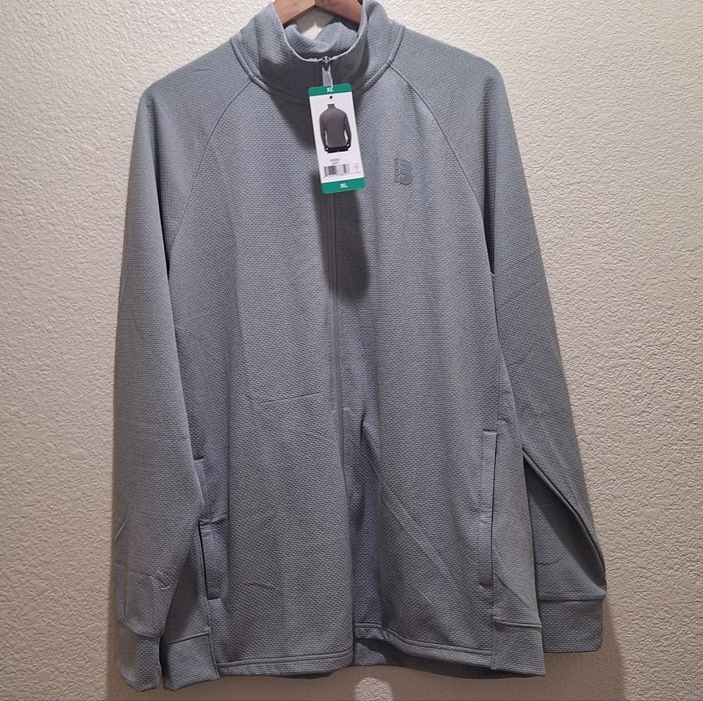 Men's Full Zip Gray Jacket